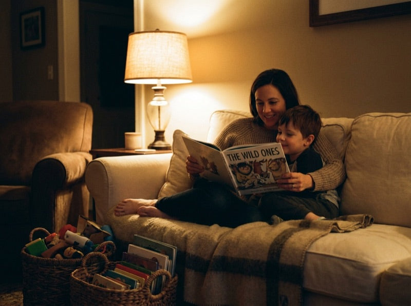 Still themselves — a calm evening together